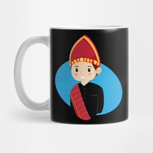 Medan Guy Indonesian Traditional Culture by xoalsohanifa Mug